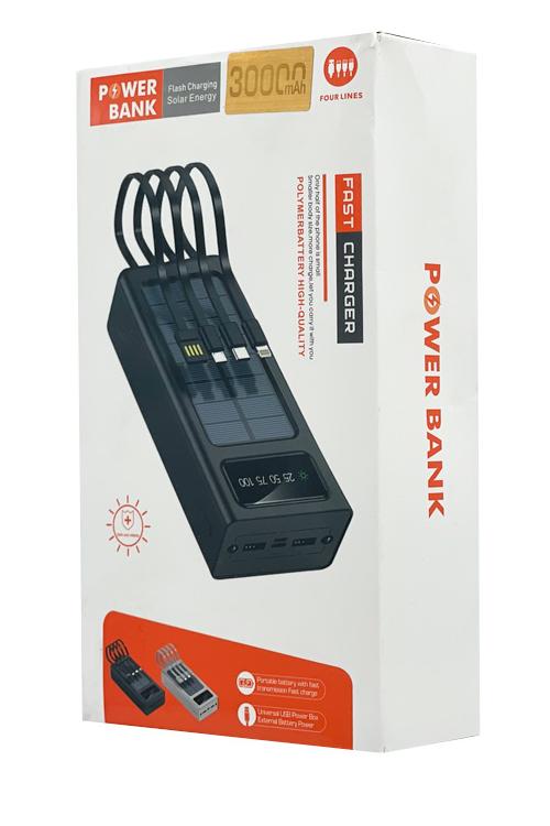 30000 Mah Solar Power Bank 4in1 YM309