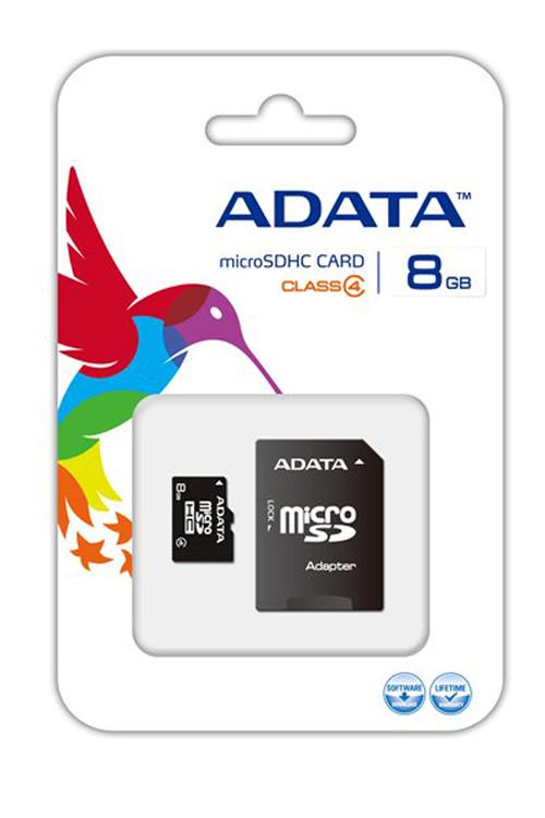 Adata Wholesale 8GB Micro SD Memory Card - SD8GB