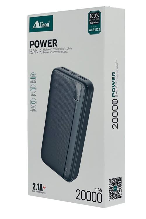 Allison Power Bank 20,000mah S22