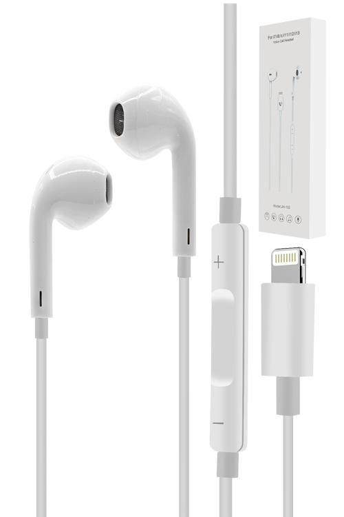 Earpods With Lightning Cable And Volume Control Long Box JH102