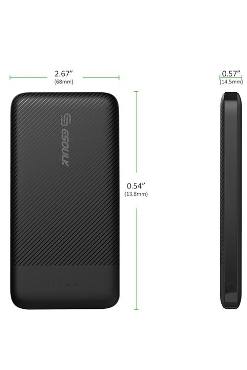 Esoulk 10000mah Power Bank EP06BK