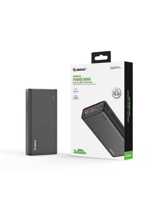 Esoulk 20,000mAh PD & QC 22W Power Bank Wholesale-EP29