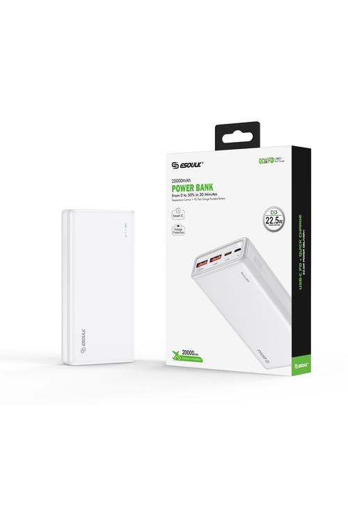 Esoulk 20,000mAh PD & QC 22W Power Bank Wholesale-EP29