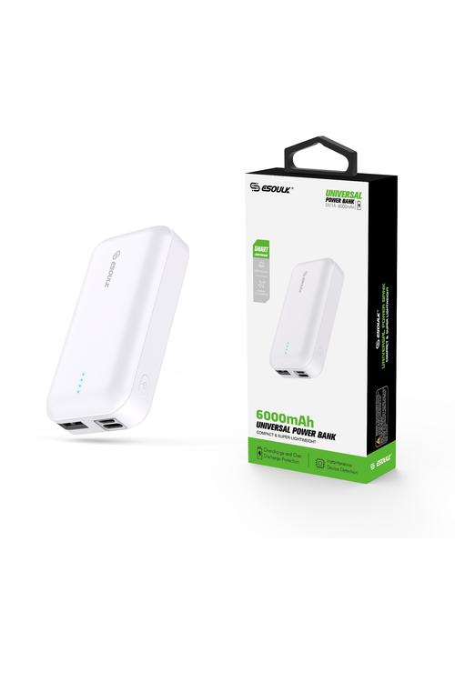 Esoulk 6000 MAh Power Bank Wholesale-EP25-WH