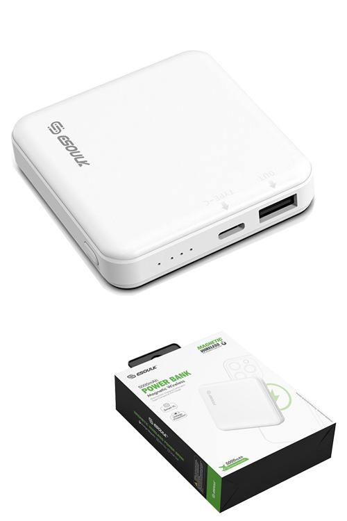 Esoulk Magnetic Wireless 5000mAh Power Bank EP31