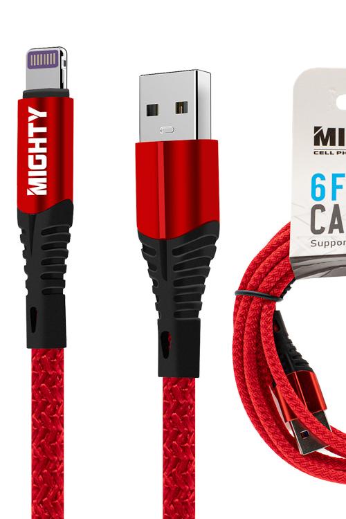 Fast 6FT Fabric Lightning Cable 3.1A