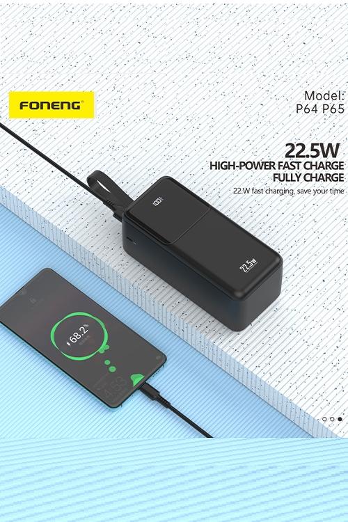 Foneng Fast Charge Power Bank 50000mAh With PD Function P65