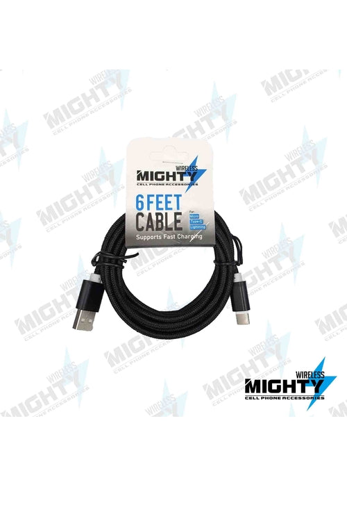 10ft Supporting Fast Charge Wholesale Cable for Micro-Lightning-Type C - MW3MS