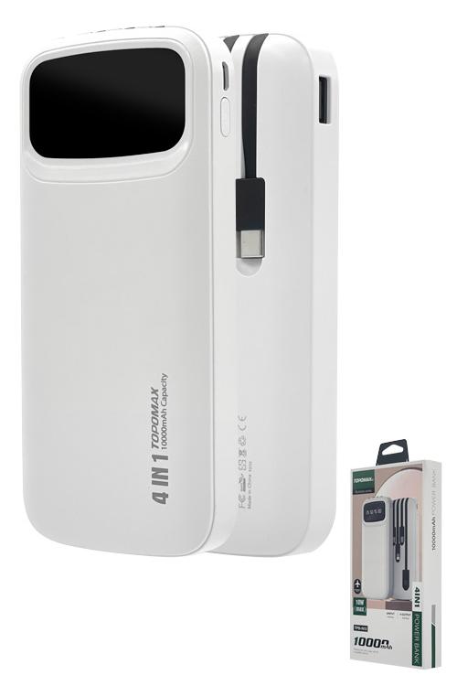 Topomax 10,000 mAh Four-in-One Power Bank TPBN13